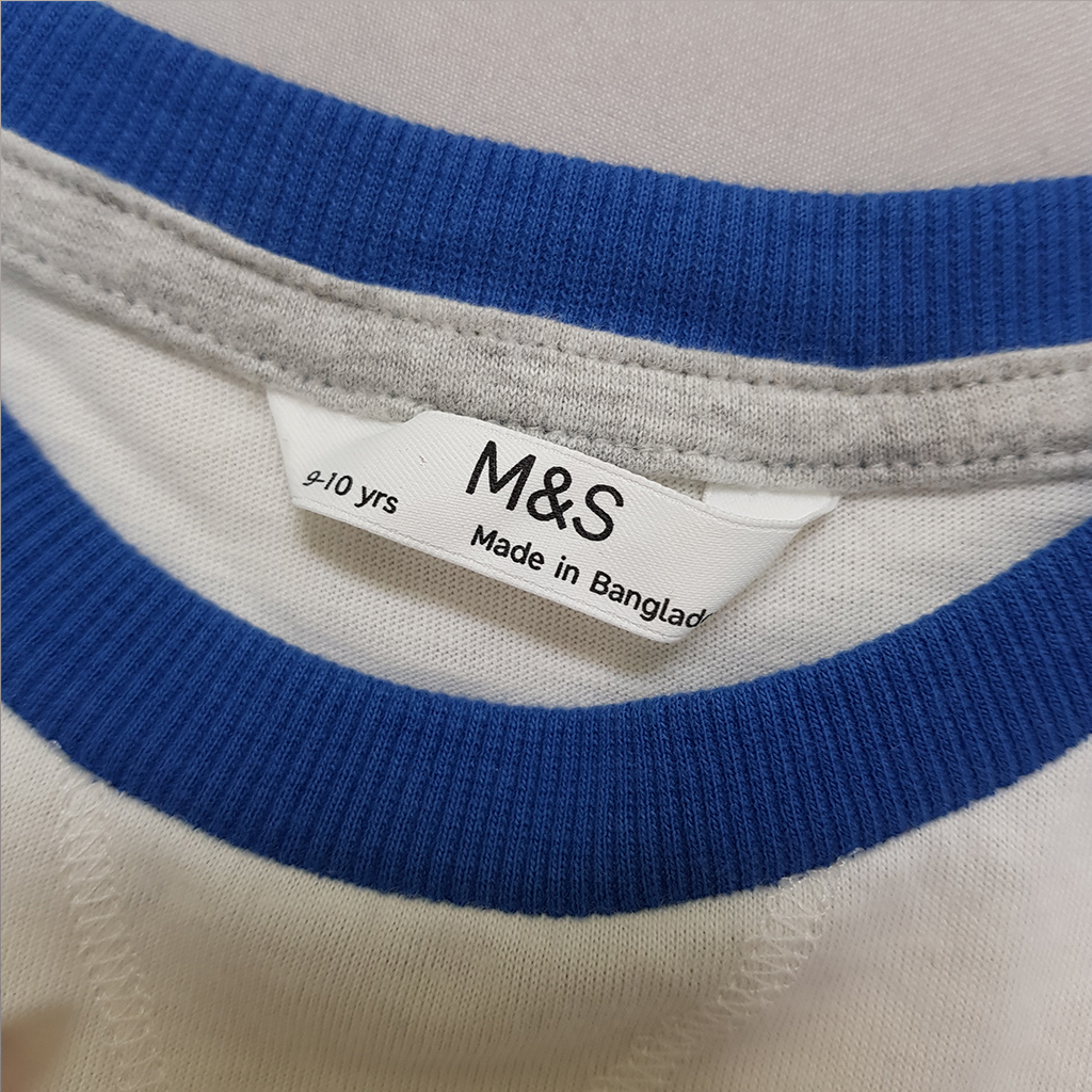 بلوز پسرانه 38817 سایز 7 تا 15 سال مارک M&S   *