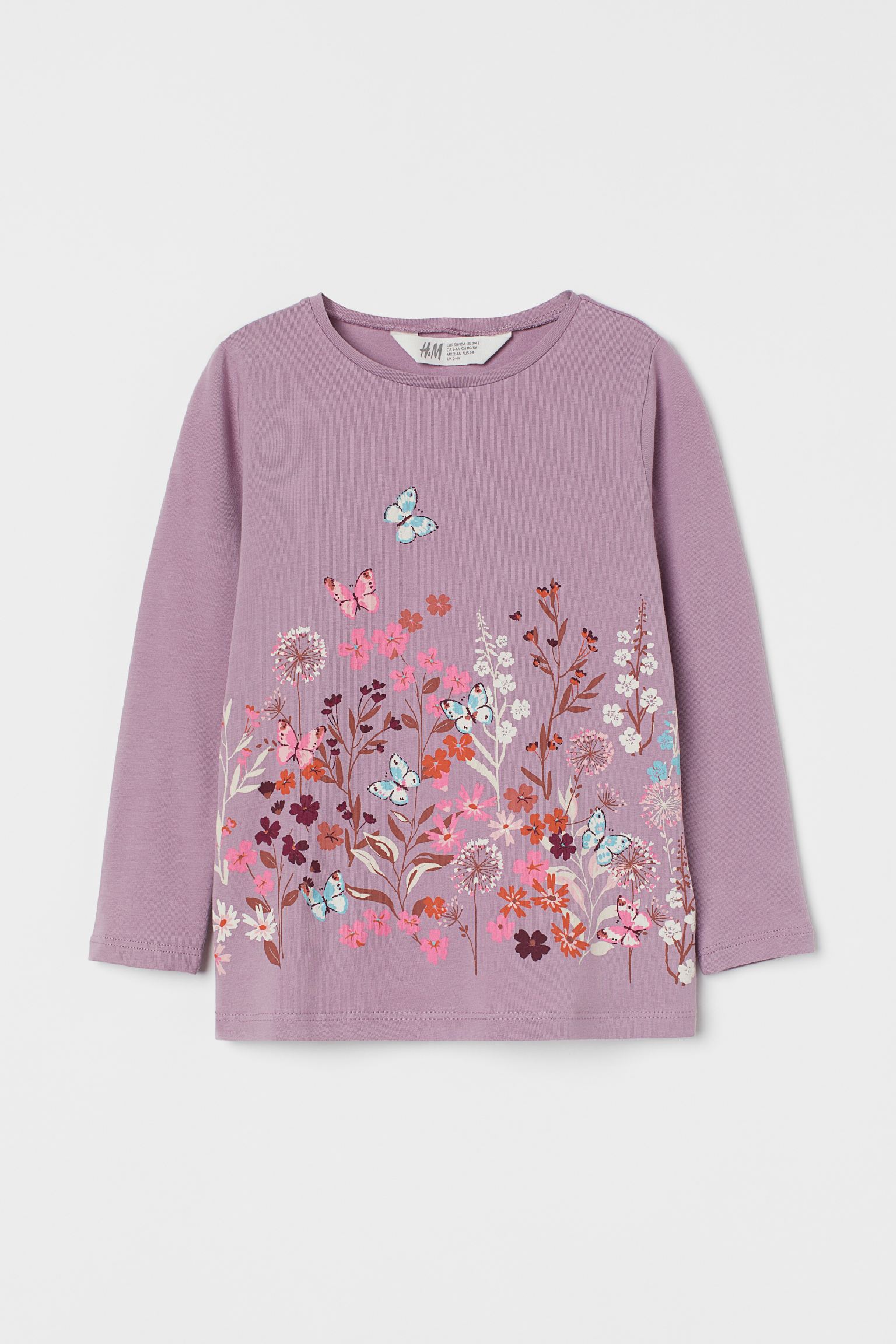 بلوز دخترانه 38820 سایز 3 تا 10 سال مارک H&M