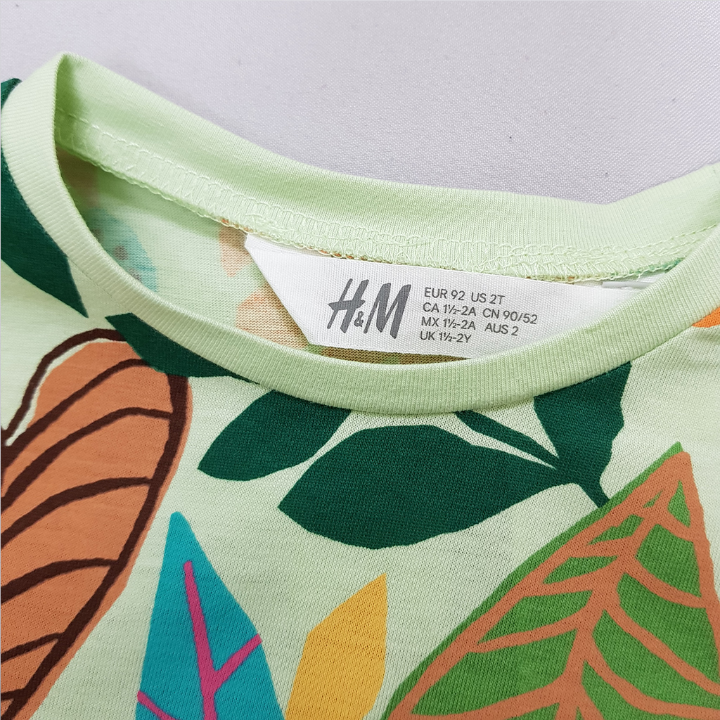 تی شرت دخترانه 39111 سایز 1.5 تا 10 سال کد 5 مارک H&M