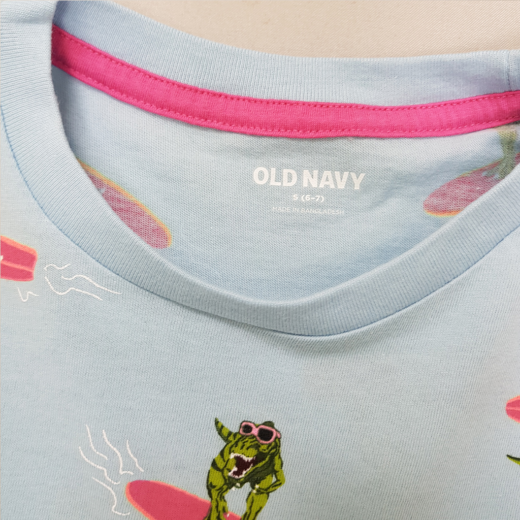 تی شرت پسرانه 39426 سایز 6 تا 16 سال مارک OLD NAVY