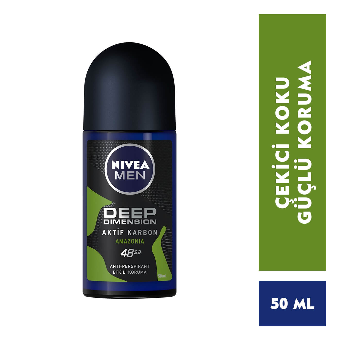 مام رول مردانه نیوآ NIVEA مدل DEEP AMAZONIA حجم 50 میل کد 75626