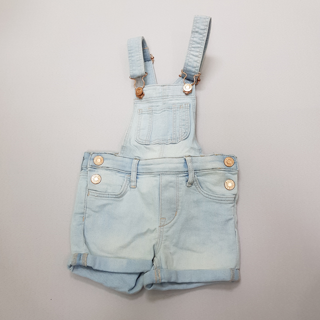 سارافون پیشبندار جینز 39740 سایز 2 تا 10 سال مارک DENIM