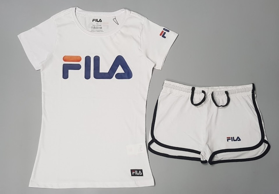 ست تی شرت و شرت زنانه سایز S   XL   2XL برند Fila کد 10093456