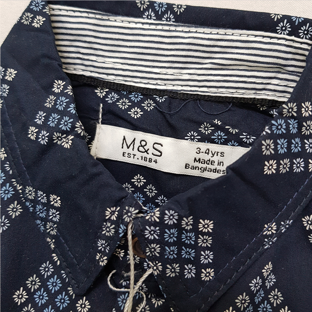 پیراهن پسرانه 39950 سایز 3 تا 14 سال مارک M&S