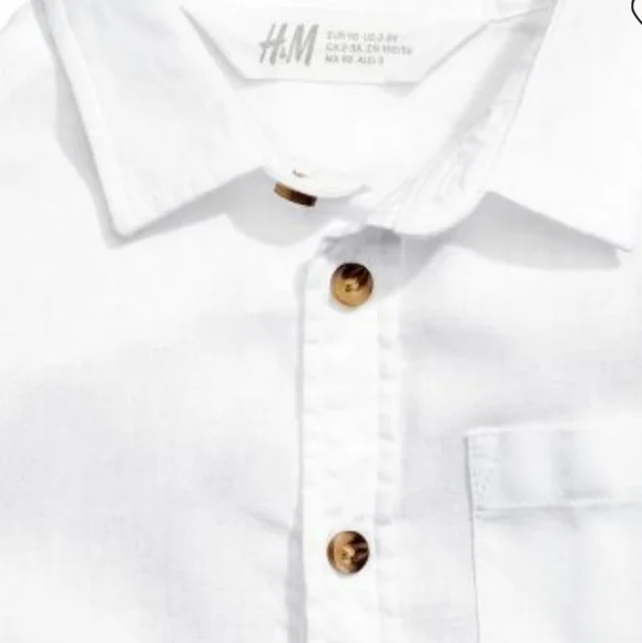 پیراهن پسرانه 40859 سایز 1.5 تا 12 سال مارک H&M