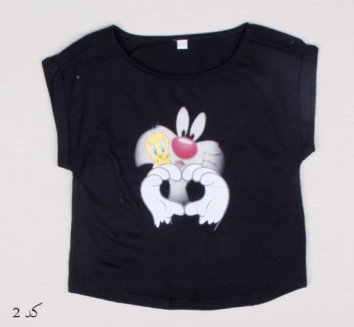 بلوز دخترانه 11689 سایز 3 تا 9 سال مارک LOONEY TUNES