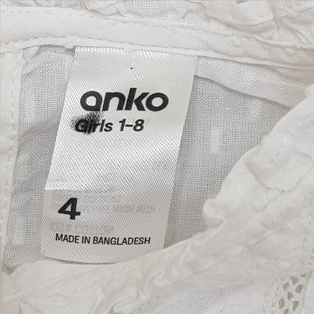 شومیز دخترانه 20106 سایز 1 تا 8 سال مارک ANKO