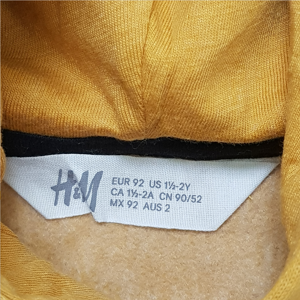 هودی توپنبه ای پسرانه 20593 سایز 1.5 تا 10 سال مارک H&M