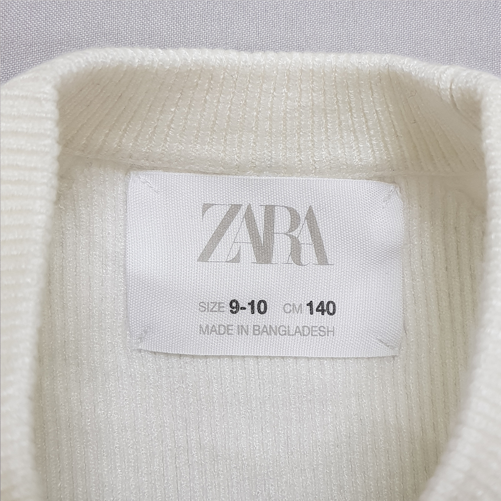 بافت دخترانه 20500 سایز 6 تا 14 سال مارک ZARA