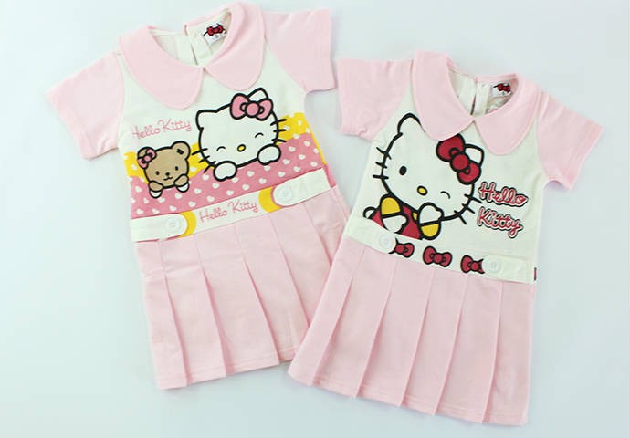 سارافون کیتی دخترانه 100112 سایز 4 تا 5 سال مارک Hello Kitty