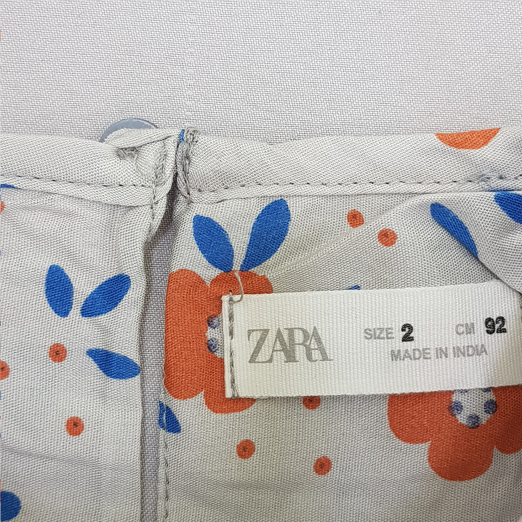 سارافون دخترانه 21436 سایز 2 تا 12 سال مارک ZARA