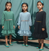 سارافون دخترانه 21439 سایز 2 تا 13 سال مارک Pebbles