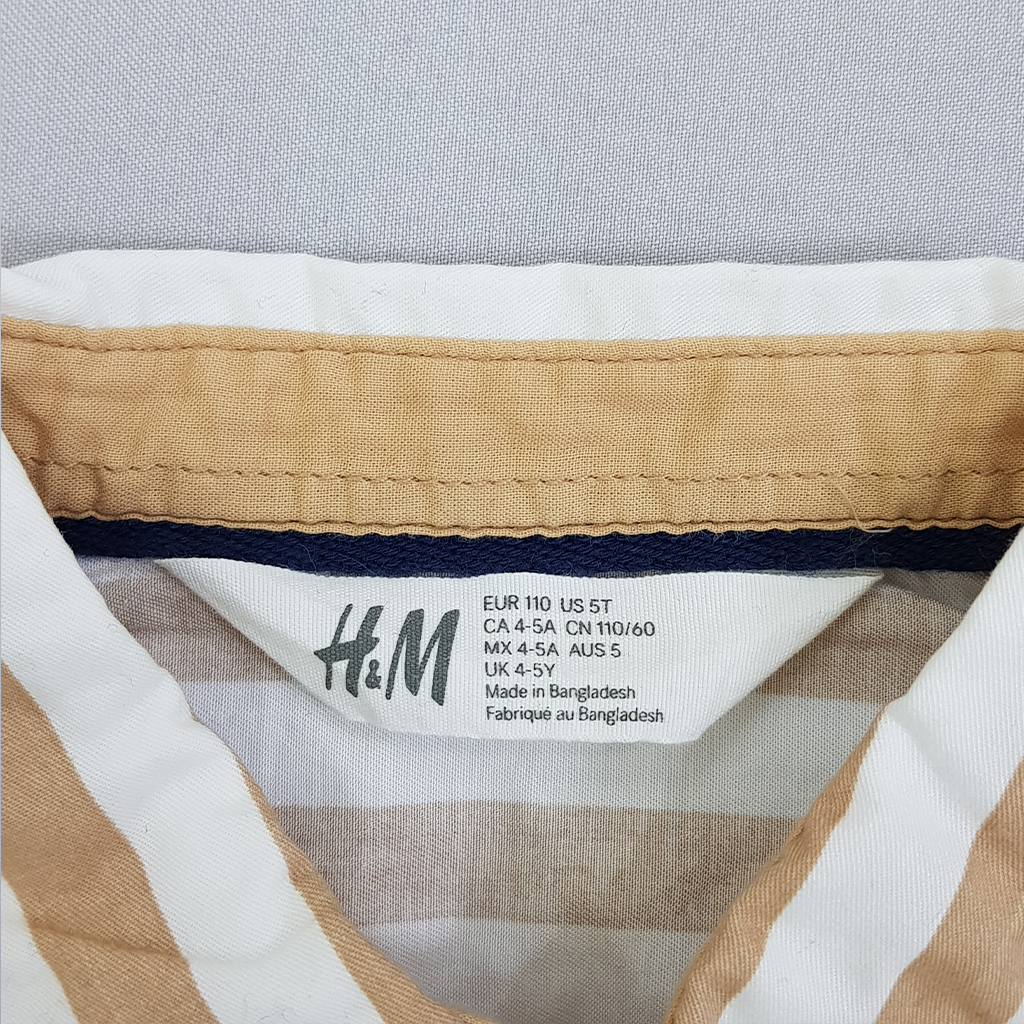 پیراهن پسرانه 21564 سایز 1.5 تا 10 سال کد 1 مارک H&M