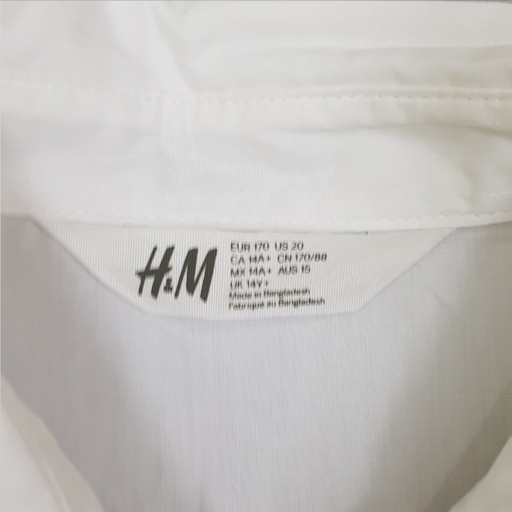 پیراهن پسرانه 22735 سایز 1.5 تا 14 سال مارک H&M   *