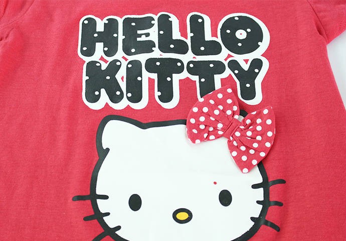 تونیک دخترانه 100318 سایز 3 تا 7 سال مارک HELLO KITTY  محصول بنگلادش