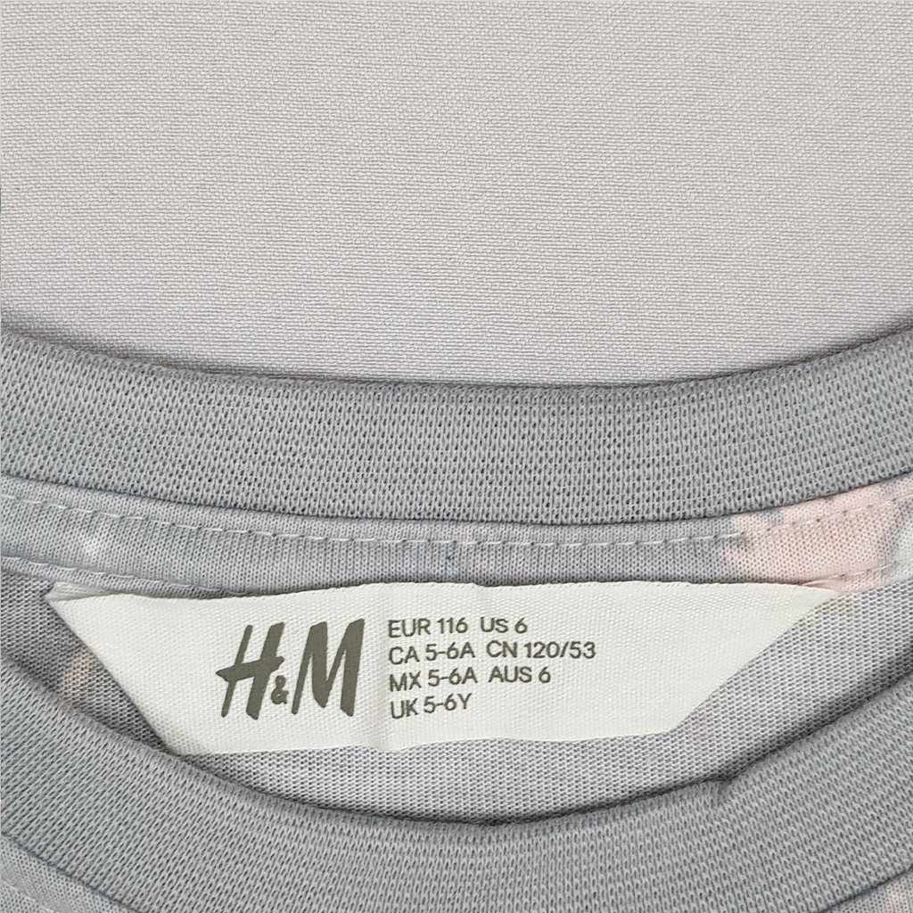 ست دخترانه 23355 سایز 2 تا 12 سال مارک H&M