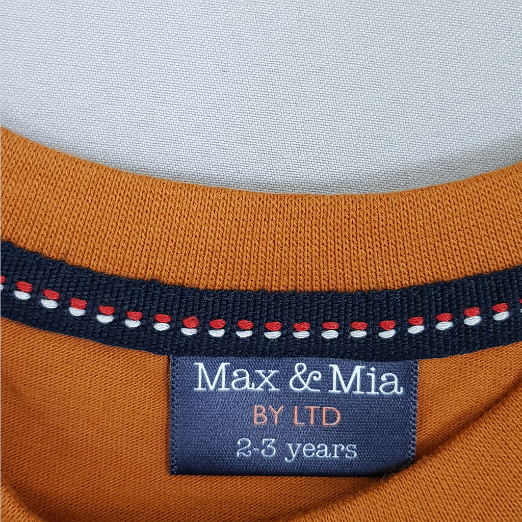 تی شرت پسرانه 23927 سایز 2 تا 9 سال مارک Max&Mia