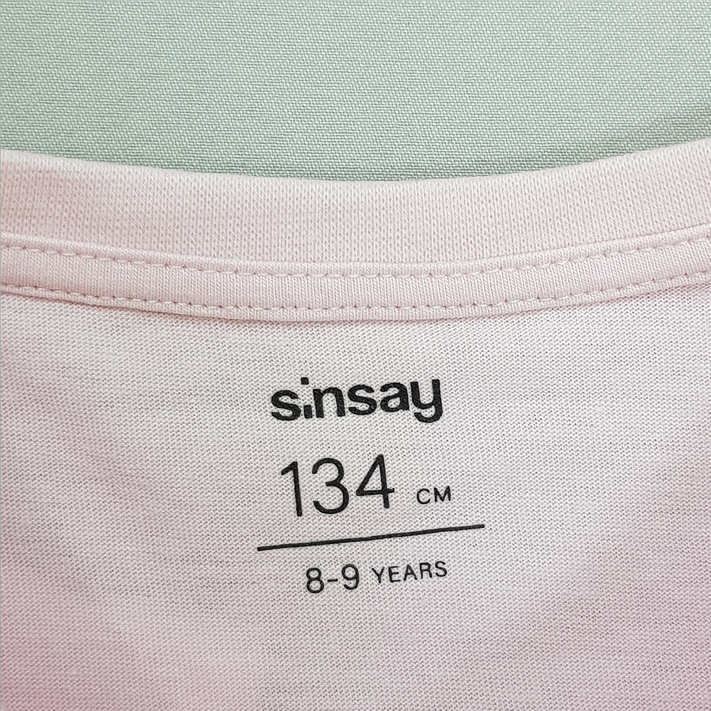 تی شرت دخترانه 24342 سایز 2 تا 10 سال مارک SINSAY