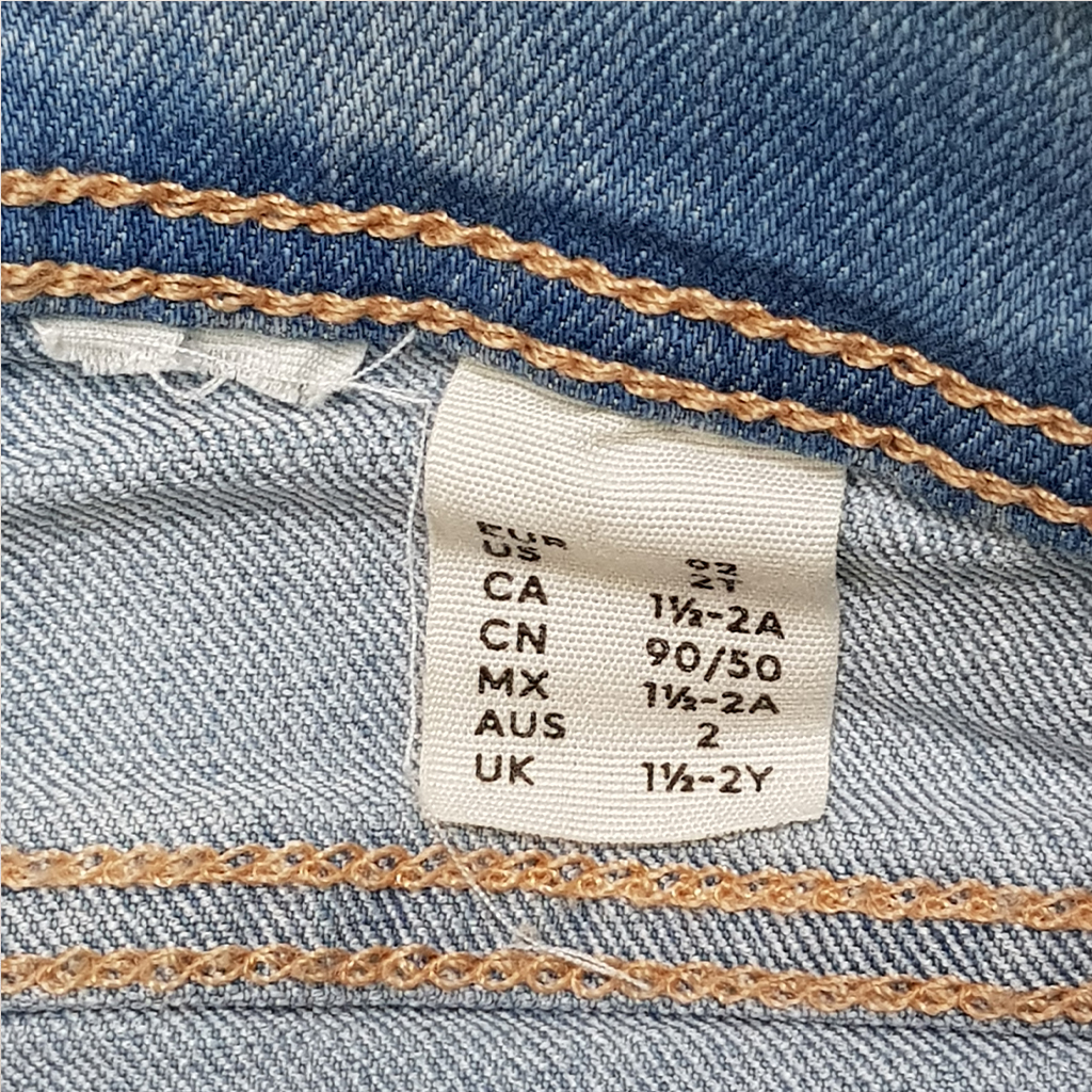 شلوار جینز دخترانه 24414 سایز 2 تا 10 سال مارک H&M