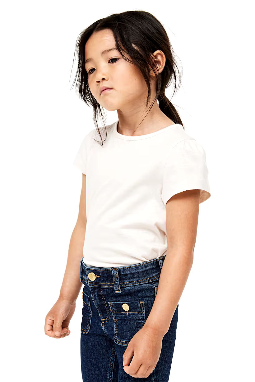 شلوار جینز دخترانه 24415 سایز 3 تا 10 سال مارک H&M
