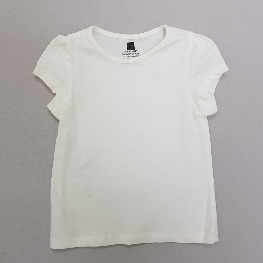 تی شرت دخترانه 24387 سایز 1.5 تا 10 سال مارک H&M