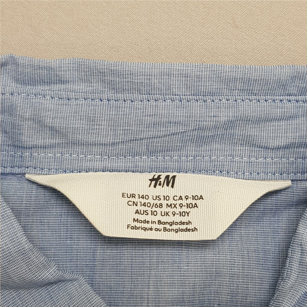 پیراهن پسرانه 24001 سایز 1.5 تا 11 سال مارک H&M