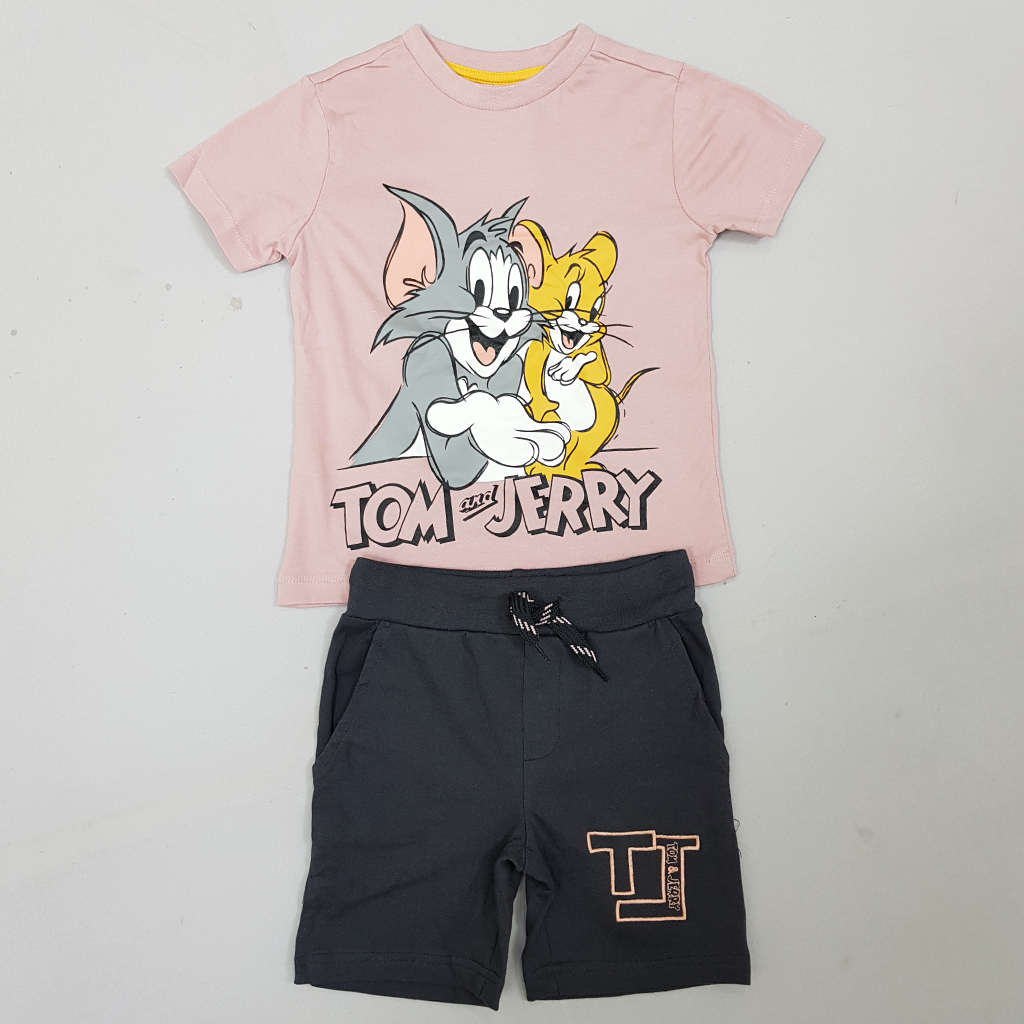 ست بچگانه 24525 سایز 2 تا 12 سال کد 4 مارک Tom&Jerry