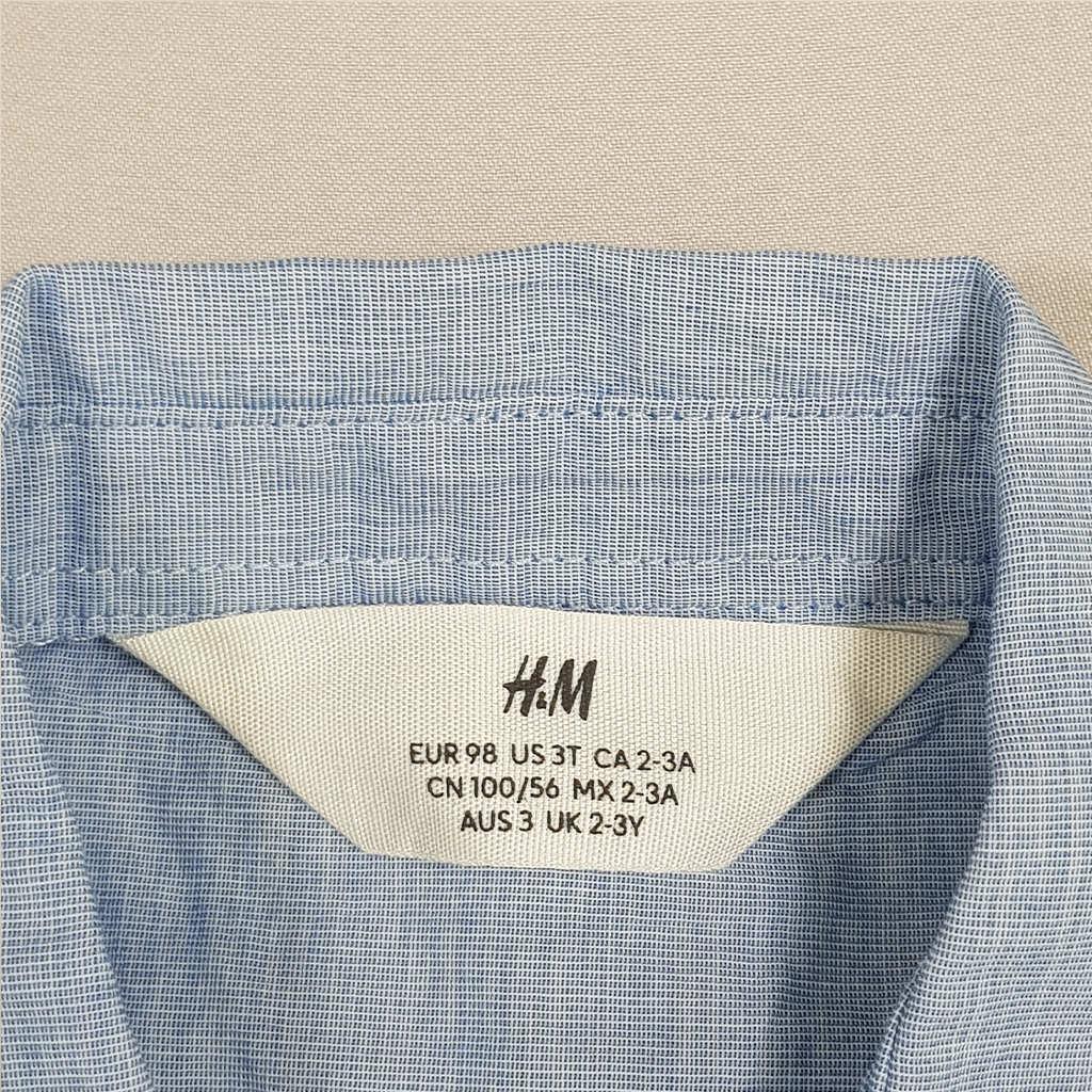 پیراهن پسرانه 24685 سایز 2 تا 12 سال مارک H&M