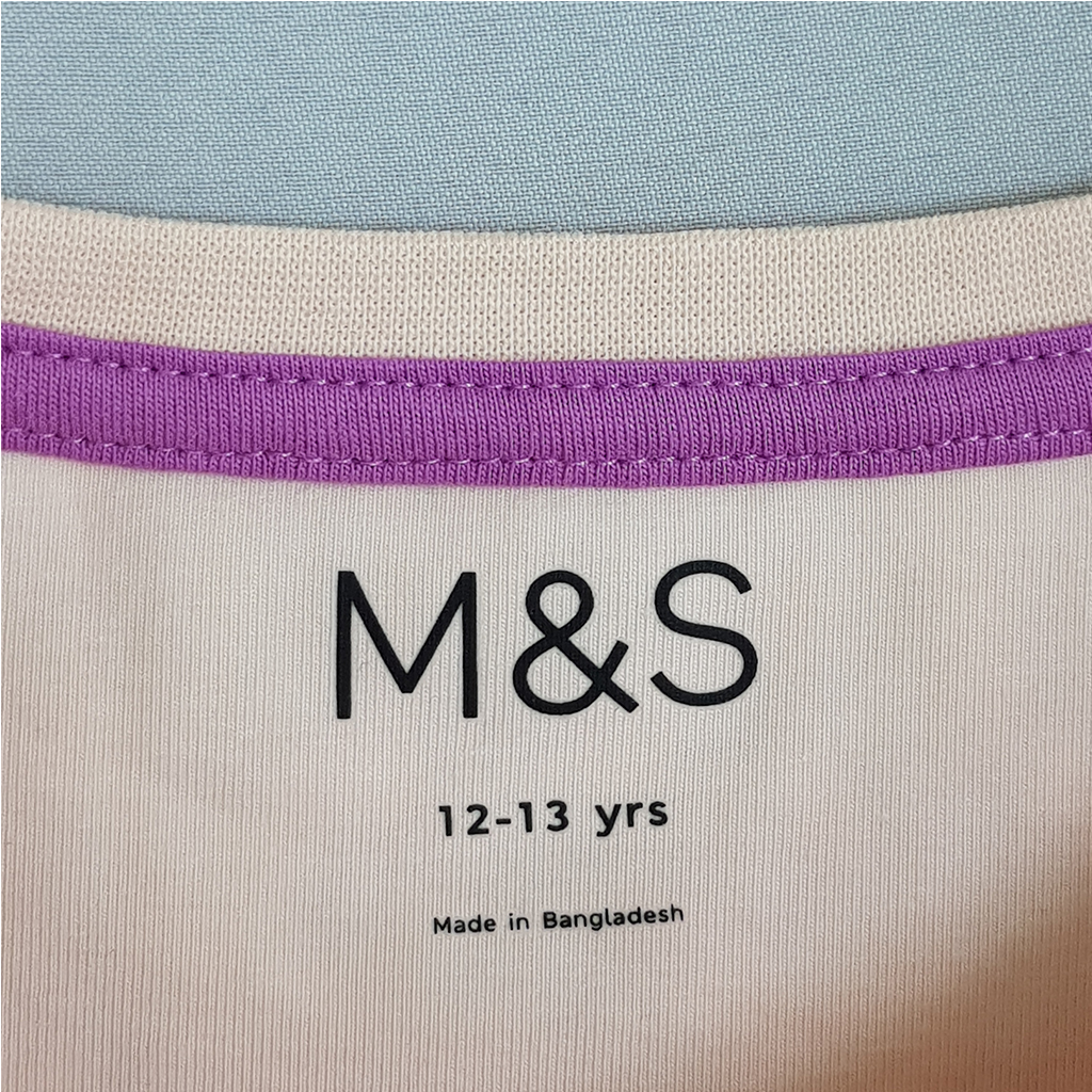 ست دخترانه 24737 سایز 10 تا 15 سال مارک M&S   *