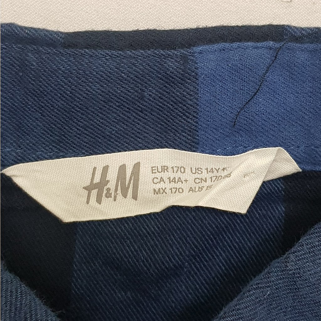 پیراهن پسرانه 25252 سایز 9 تا 14 سال کد 4 مارک H&M