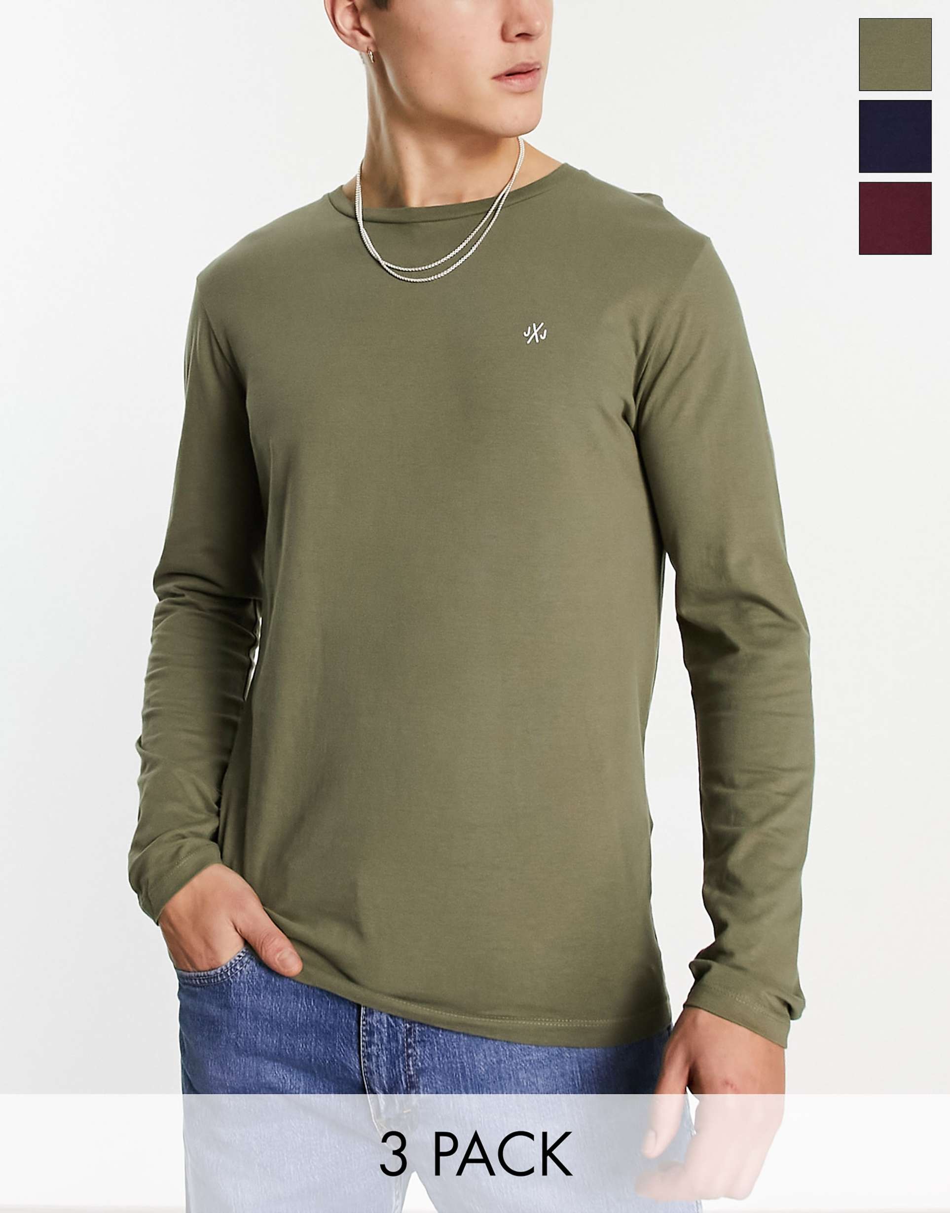 بلوز مردانه 25772 کد 3 مارک JACK&JONES