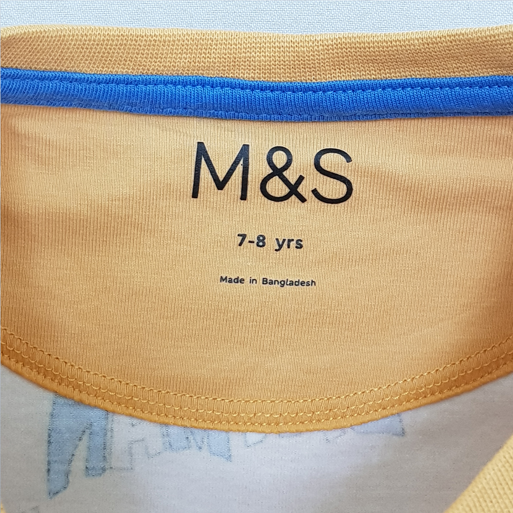 بلوز پسرانه 26354 سایز 7 تا 16 سال کد 3 مارک M&S   *