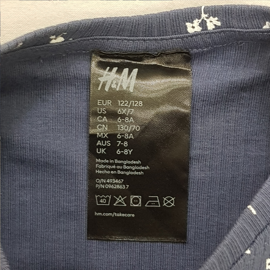 ست دخترانه 26362 سایز 7 تا 14 سال کد 1 مارک H&M