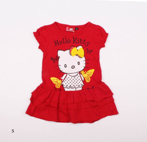 بلوز دخترانه 100905 سایز 3 تا 18 ماه مارک HELLO KITTY