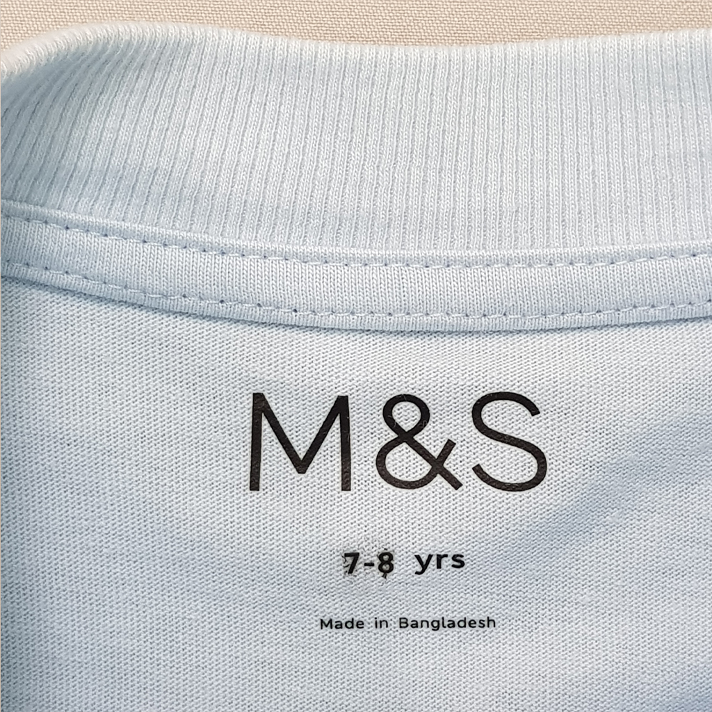 تی شرت پسرانه 27391 سایز 6 تا 16 سال مارک M&S   *