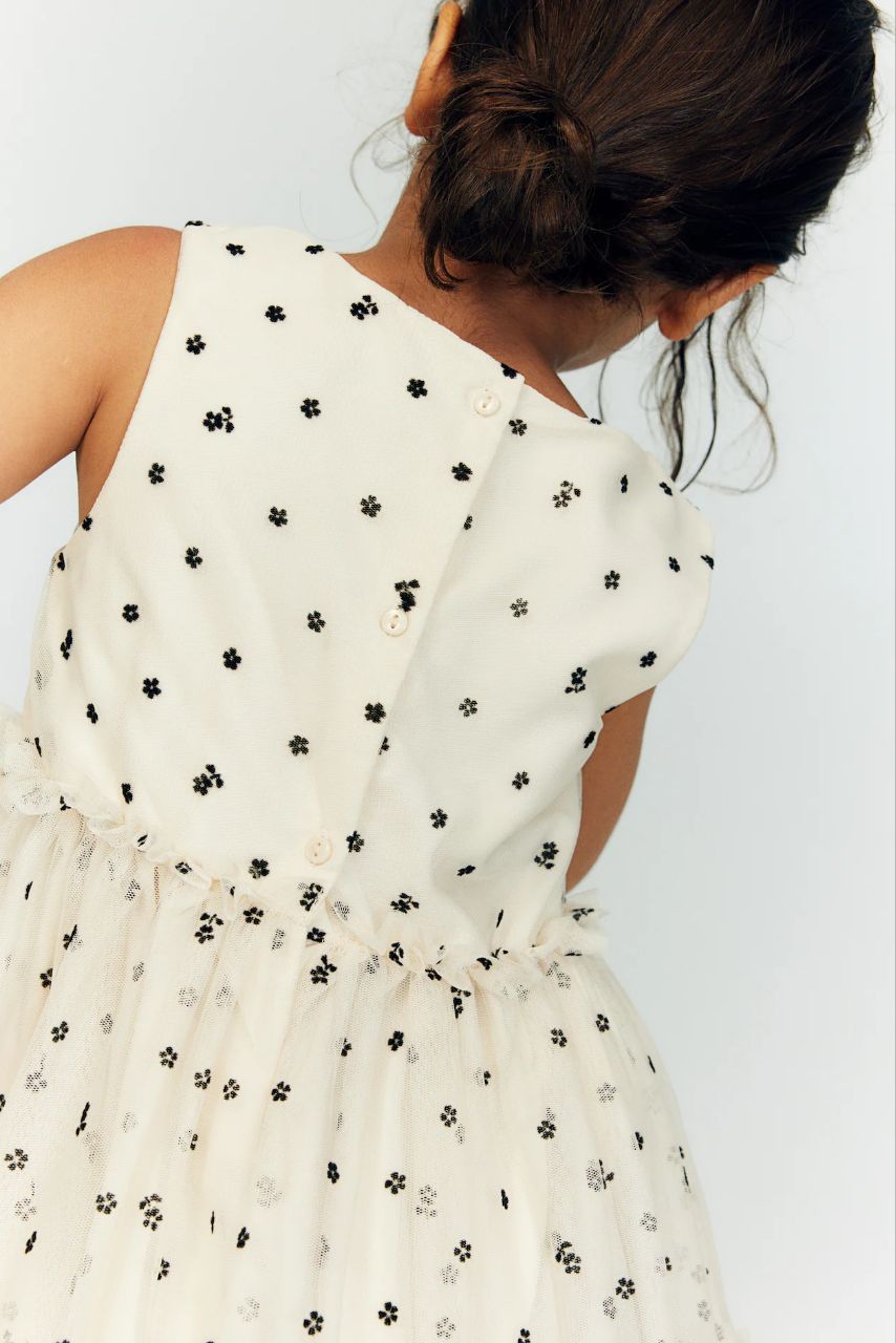سارافون دخترانه 27724 سایز 1.5 تا 10 سال مارک H&M