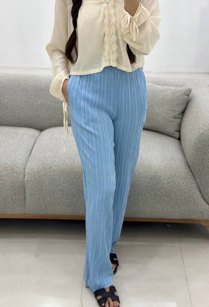 شلوار راسته تابستونی زنانه کد 417328