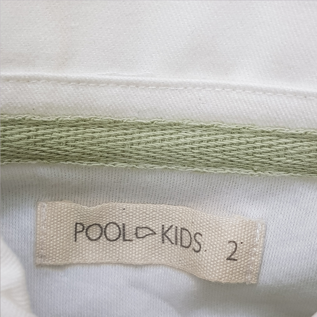 تی شرت یقه دار پسرانه 27942 سایز 1 تا 10 سال مارک pool kids
