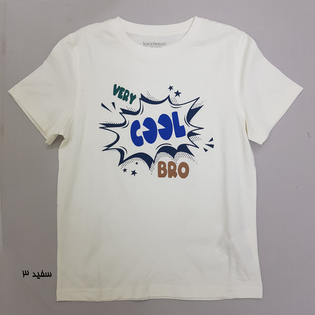 تی شرت پسرانه 27970 سایز 4 تا 14 سال کد 2 مارک INEXTENSO