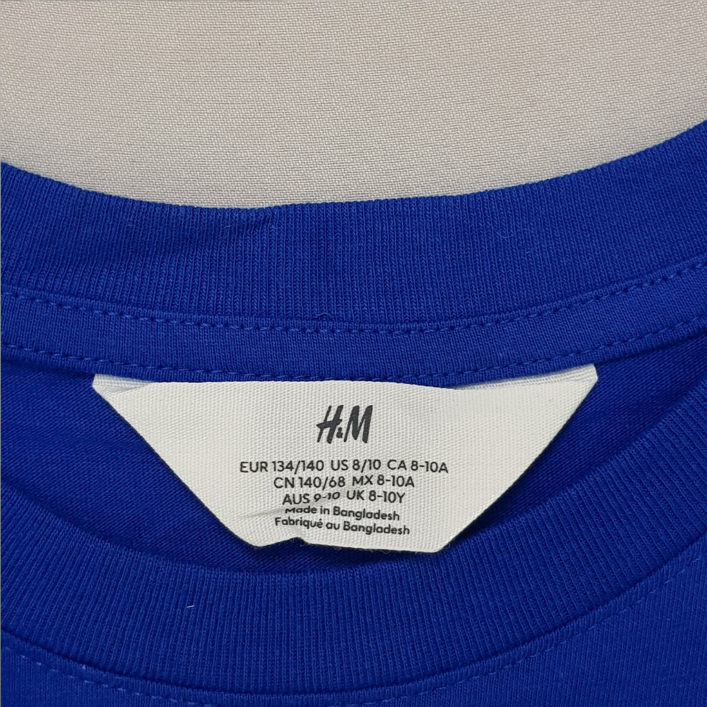 تی شرت پسرانه 27997 سایز 9 تا 15 سال مارک H&M