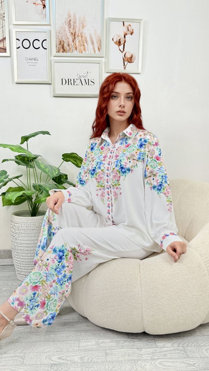 ست تونیک شلوار زنانه کد 417439