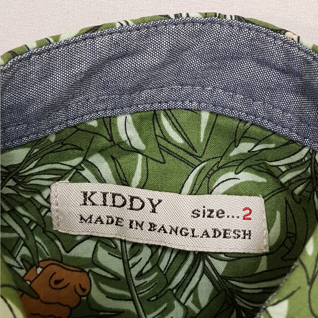 پیراهن پسرانه 28057 سایز 2 تا 6 سال مارک KIDDY