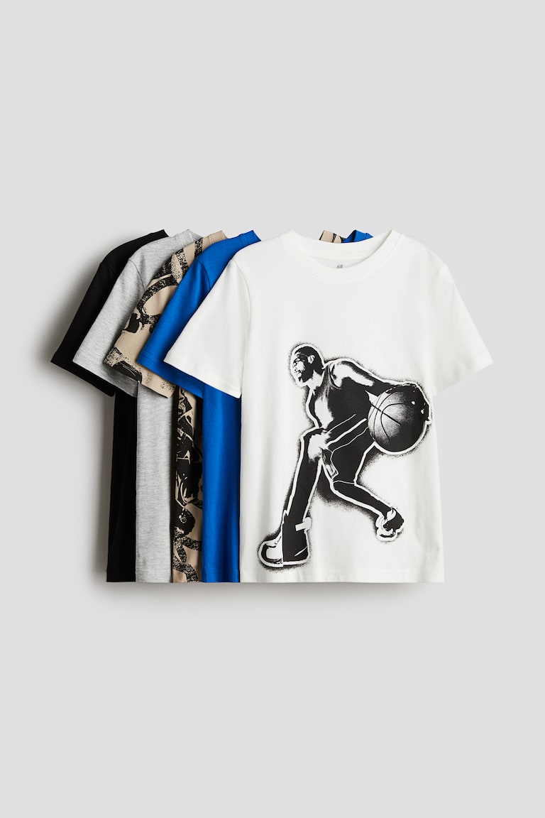 تی شرت پسرانه 27996 سایز 9 تا 15 سال مارک H&M
