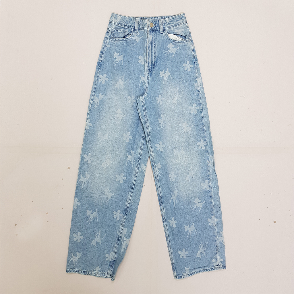 شلوار جینز زنانه 27641 سایز 32 تا 44 مارک H&M   *