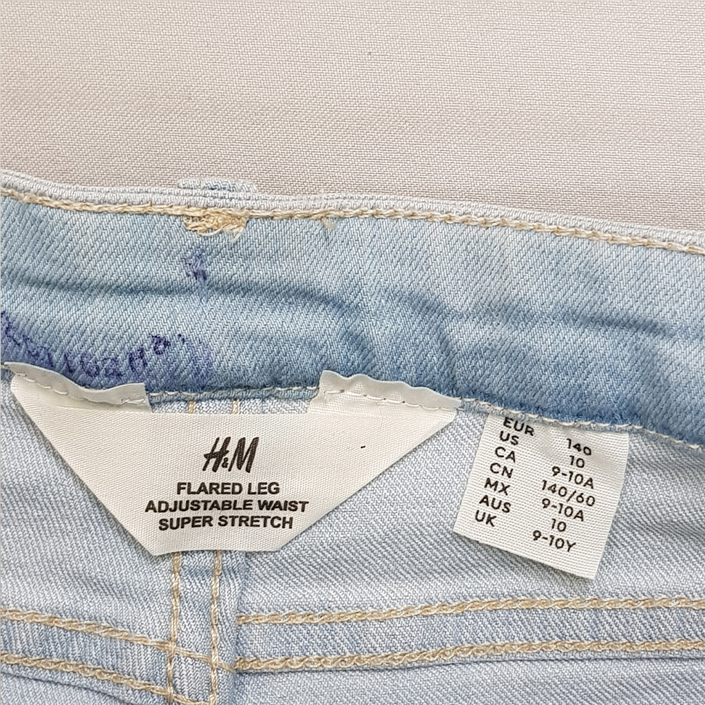 شلوار جینز دخترانه 28094 سایز 10 تا 15 سال مارک H&M