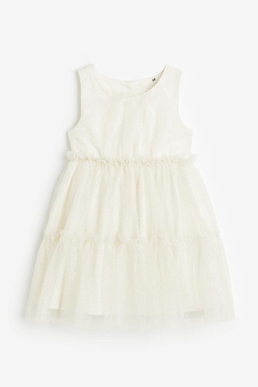 سارافون دخترانه 27746 سایز 1.5 تا 12 سال  مارک H&M   *