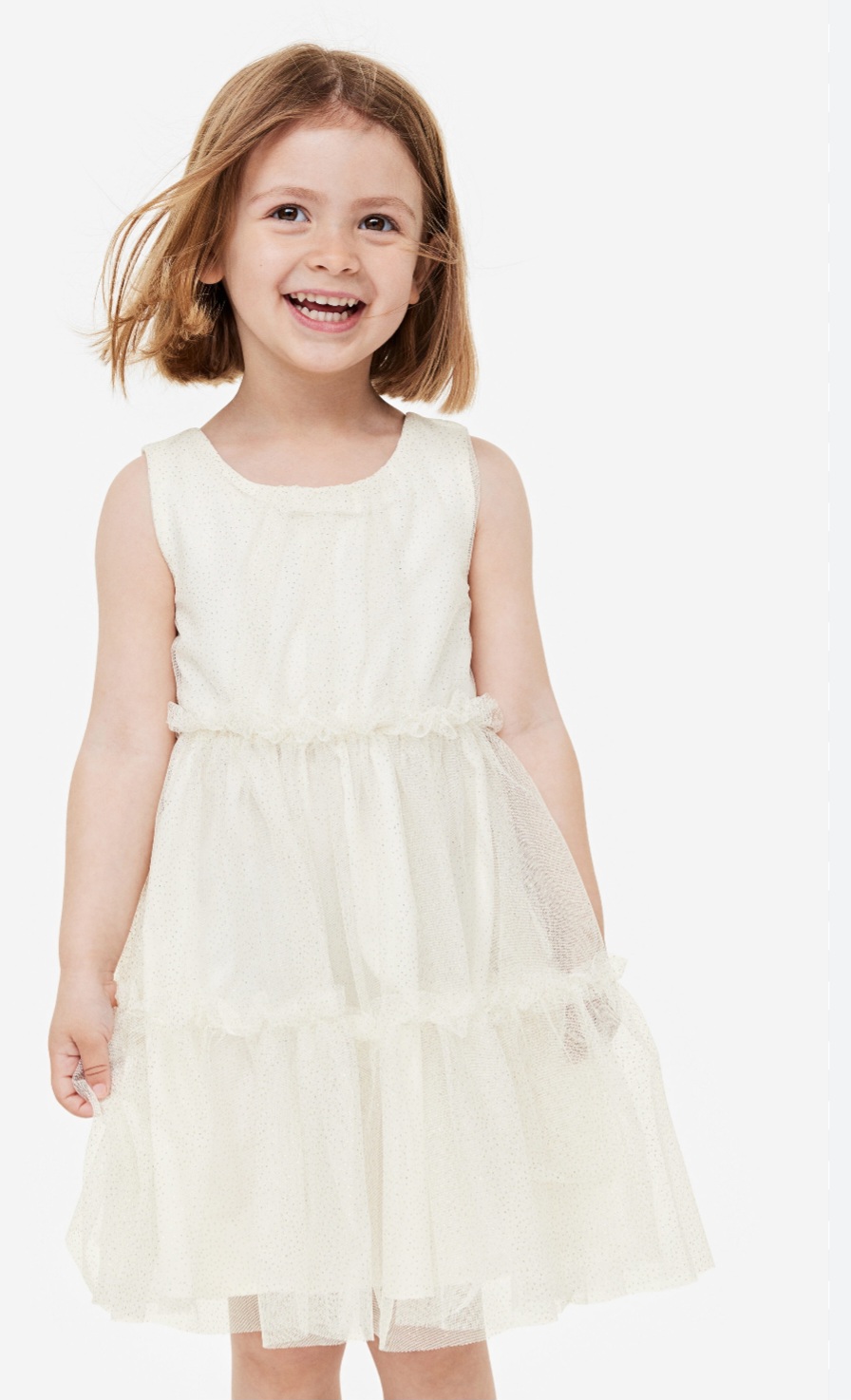 سارافون دخترانه 27746 سایز 1.5 تا 12 سال  مارک H&M   *