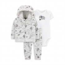 ست سه تکه پسرانه 25928 سایز 6 تا 24 ماه کد 11 مارک Carters   *