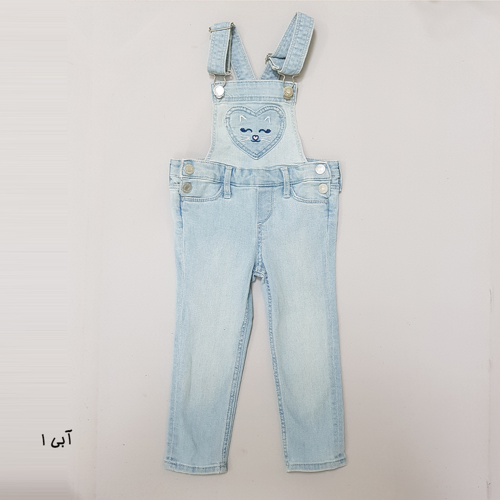 پیشبندار شلواری دخترانه 28170 سایز 1.5 تا 10 سال مارک H&M   *