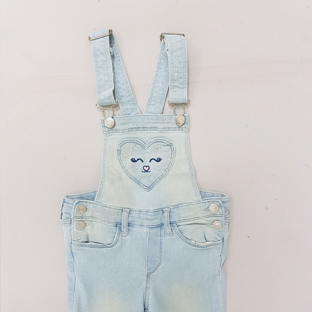 پیشبندار شلواری دخترانه 28170 سایز 1.5 تا 10 سال مارک H&M   *